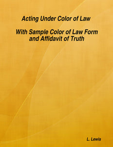 Acting Under Color of Law