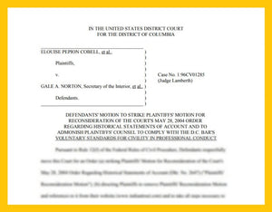 DEFENDANTS' MOTION TO STRIKE PLAINTIFFS' MOTION