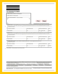UCC FINANCING STATEMENT