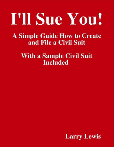  I’ll Sue You! 