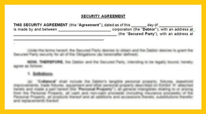 Security Agreement